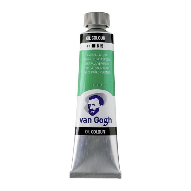 Talens Van Gogh Yağlı Boya 40 ml Emerald Green 615 - 1