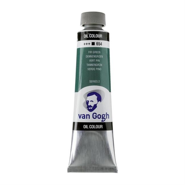 Talens Van Gogh Yağlı Boya 40 ml Fir Green 654 - 7