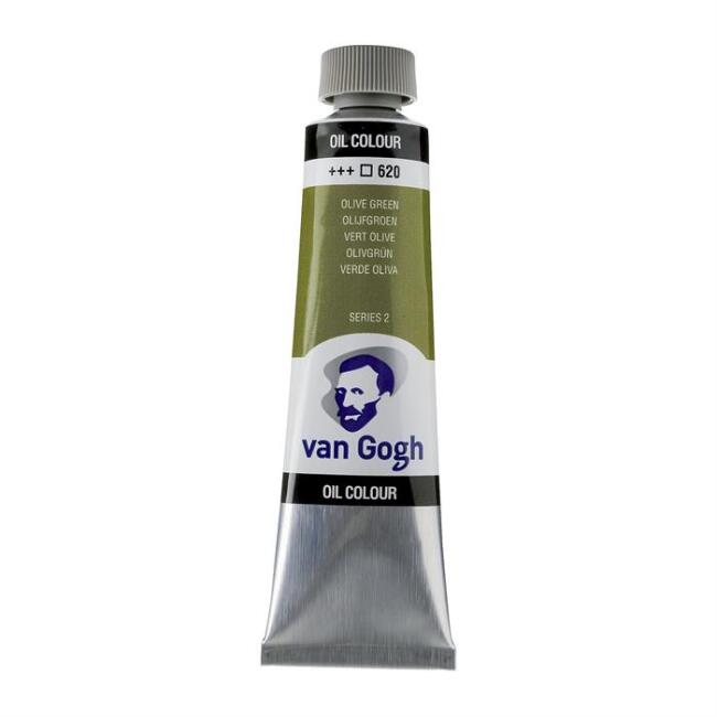 Talens Van Gogh Yağlı Boya 40 ml Olive Green 620 - 5