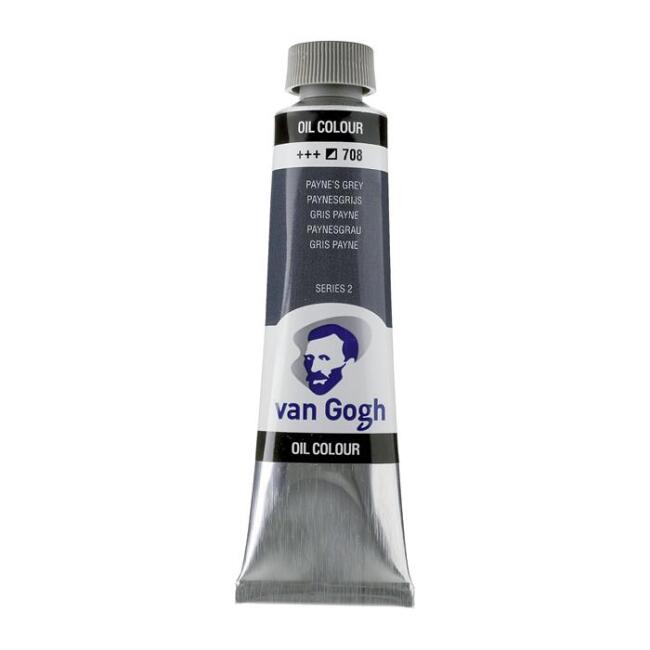 Talens Van Gogh Yağlı Boya 40 ml Paynes Grey 708 - 3