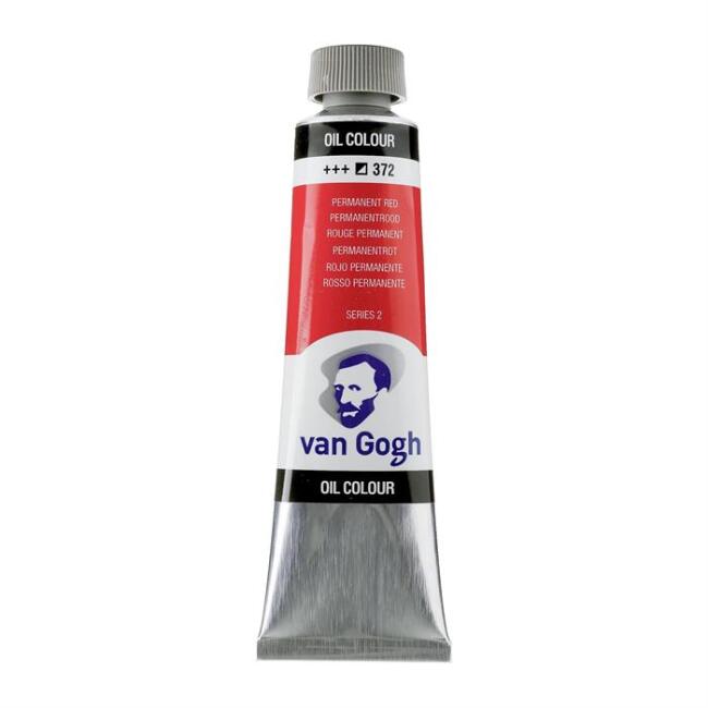 Talens Van Gogh Yağlı Boya 40 ml Permanent Red 372 - 9