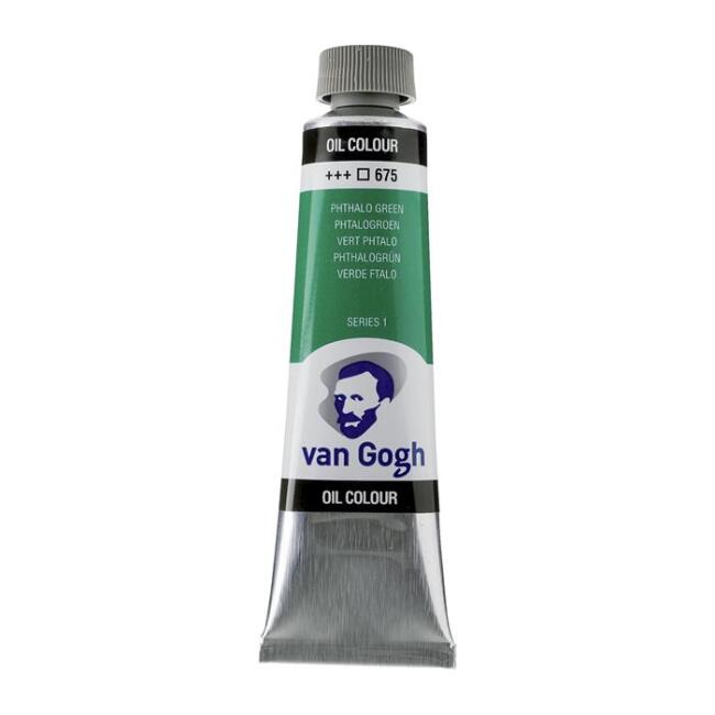 Talens Van Gogh Yağlı Boya 40 ml Phthalo Green 675 - 3