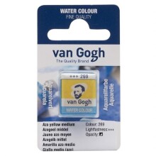 Talens Van Gogh Yarım Tablet Sulu Boya Azo Yellow Medium 269 - Van Gogh