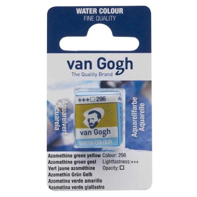 Talens Van Gogh Yarım Tablet Sulu Boya Azomethine Green Yellow 196 - 1