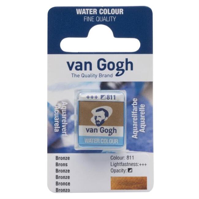 Talens Van Gogh Yarım Tablet Sulu Boya Bronze 811 - 1
