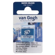 Talens Van Gogh Yarım Tablet Sulu Boya Cerulean Blue Phth. 535 - Talens