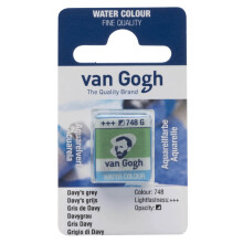 Talens Van Gogh Yarım Tablet Sulu Boya Davy'S Grey 748 - Van Gogh
