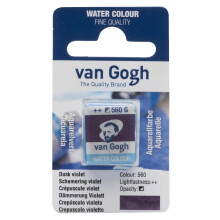 Talens Van Gogh Yarım Tablet Sulu Boya Dusk Violet 560 - Van Gogh