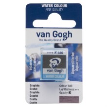 Talens Van Gogh Yarım Tablet Sulu Boya Graphite 840 - Talens