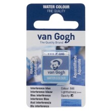 Talens Van Gogh Yarım Tablet Sulu Boya Interference Blue 846 - Talens