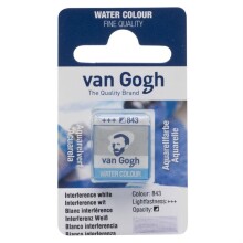 Talens Van Gogh Yarım Tablet Sulu Boya Interference White 843 - Van Gogh