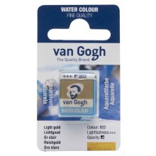 Talens Van Gogh Yarım Tablet Sulu Boya Light Gold 802 