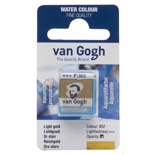 Talens Van Gogh Yarım Tablet Sulu Boya Light Gold 802 - 1