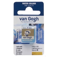 Talens Van Gogh Yarım Tablet Sulu Boya Light Gold 802 - Talens