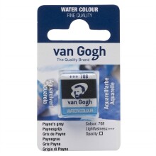 Talens Van Gogh Yarım Tablet Sulu Boya Paynes Grey 708 - Talens