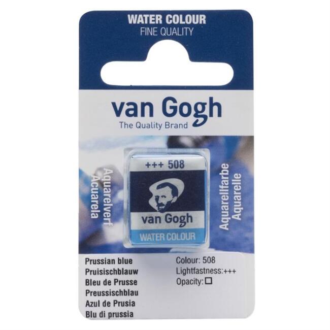 Talens Van Gogh Yarım Tablet Sulu Boya Prussian Blue 508 - 1