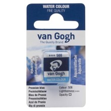 Talens Van Gogh Yarım Tablet Sulu Boya Prussian Blue 508 - Van Gogh