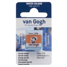 Talens Van Gogh Yarım Tablet Sulu Boya Pyrrole Orange 278 - Talens