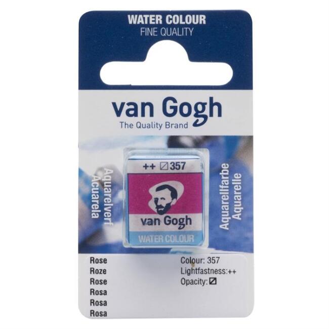Talens Van Gogh Yarım Tablet Sulu Boya Rose 357 - 1