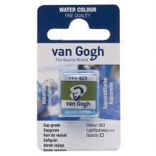 Talens Van Gogh Yarım Tablet Sulu Boya Sap Green 623 - Talens