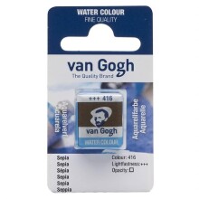Talens Van Gogh Yarım Tablet Sulu Boya Sepia 416 - Van Gogh