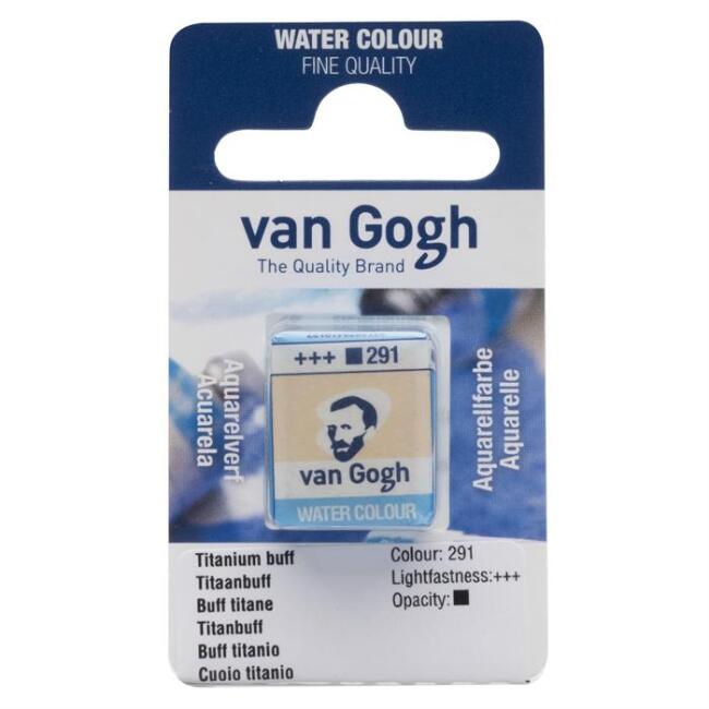 Talens Van Gogh Yarım Tablet Sulu Boya Titanium Buff 291 - 1