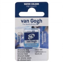 Talens Van Gogh Yarım Tablet Sulu Boya Ultramarine Deep 506 
