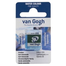 Talens Van Gogh Yarım Tablet Sulu Boya Viridian 616 - Van Gogh