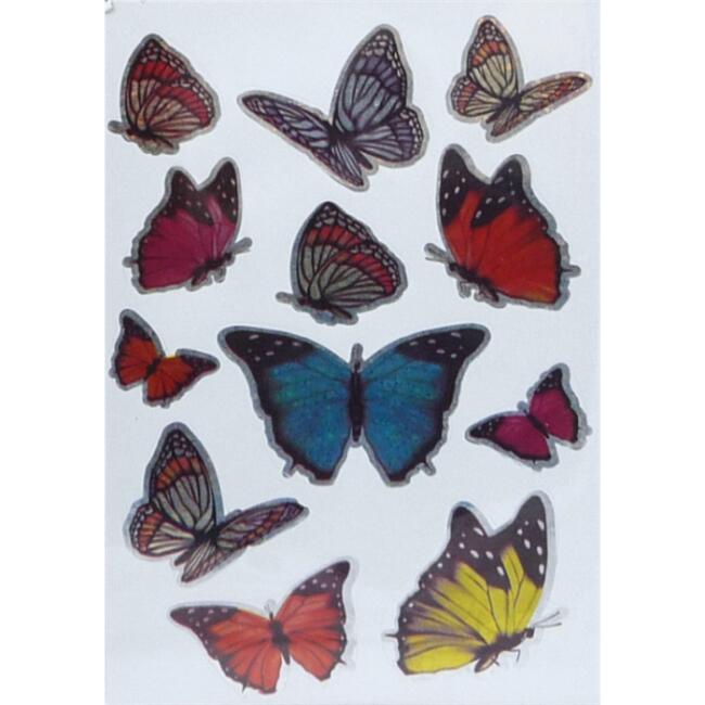 Tanex Çocuk Stıcker Kelebek 12li N:Stc201 - 1