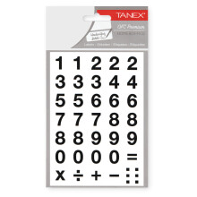 Tanex Rakam Etiketi 15 mm Bold 2 Yaprak STC-506 - Tanex