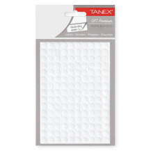 Tanex Yuvarlak Beyaz Etiket 8 mm 1500'lü OFC-127 - Tanex