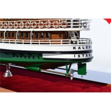 Tersane Maket Ahşap Gemi 1/100 Kalender Şehir Hatları Vapuru N:Trs1001 - TERSANE MODEL MAKET