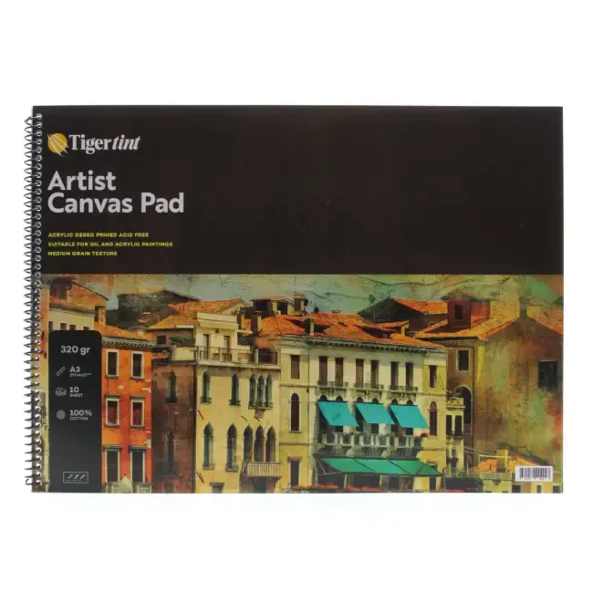 Tigertint Artist Canvas Pad Tuval Defter A3 10 Yaprak - 1