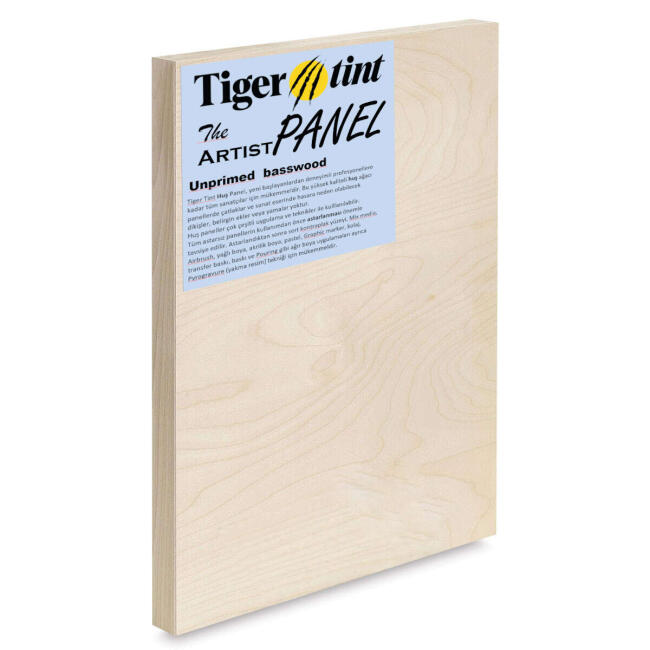 Tigertint Ahşap Artist Panel 3 cm 30x40 cm - 1