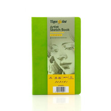 Tigertint Sert Kapak Eskiz Defteri 140 g A5 80 Yaprak Fıstık Yeşili 100140508 - Tigertint