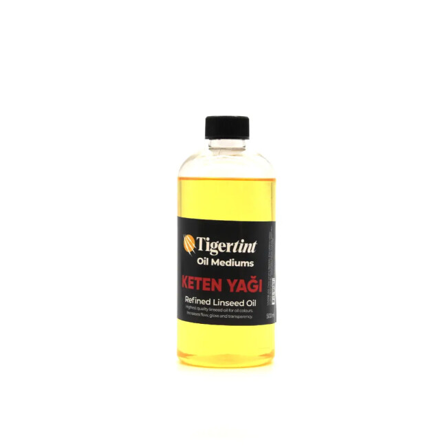 Tigertint Yağlı Boya Medyum Keten Yağı 500 ml - Tigertint