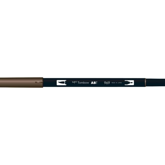 Tombow AB-T Dual Brush Pen Chocolate 969 - 2