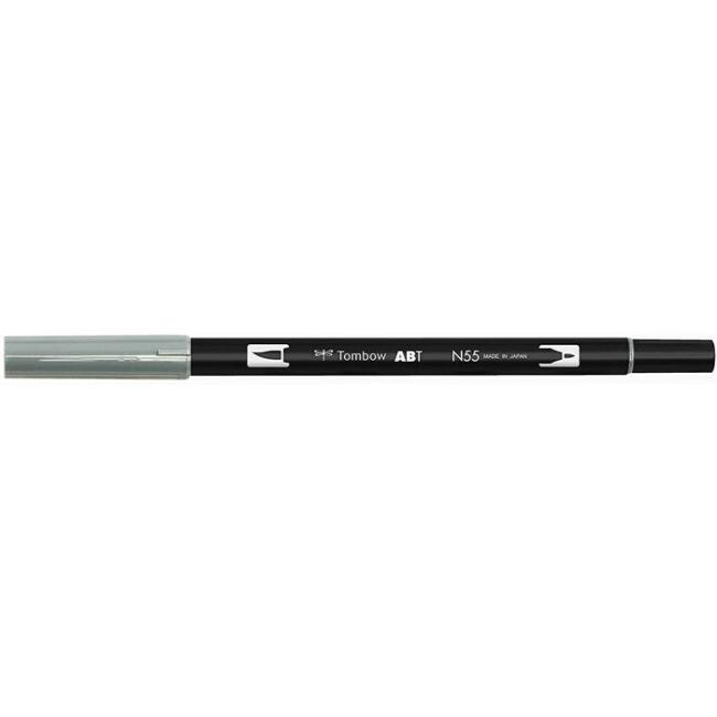 Tombow AB-T Dual Brush Pen Cool Grey 055 - 3