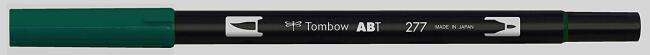 Tombow AB-T Dual Brush Pen Dark Green 277 - 2