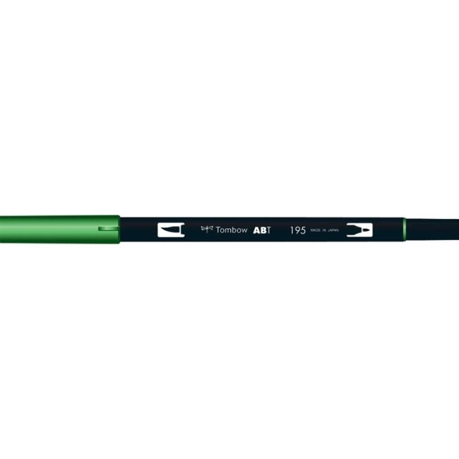 Tombow AB-T Dual Brush Pen Light Green 195 - 1