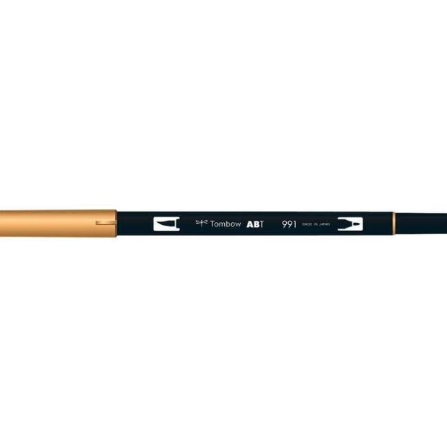 Tombow AB-T Dual Brush Pen Light Ochre 991 - 1