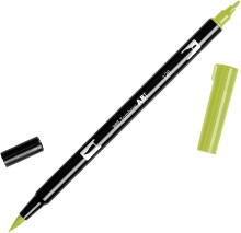 Tombow AB-T Dual Brush Pen Light Olive 126 - Tombow (1)