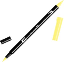 Tombow AB-T Dual Brush Pen Pale Yellow 062 - Tombow (1)