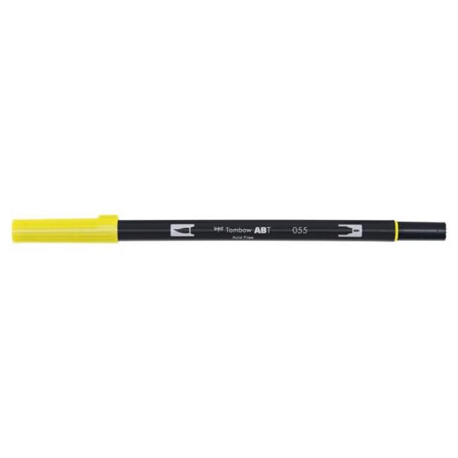 Tombow AB-T Dual Brush Pen Process Yellow 055 - 1