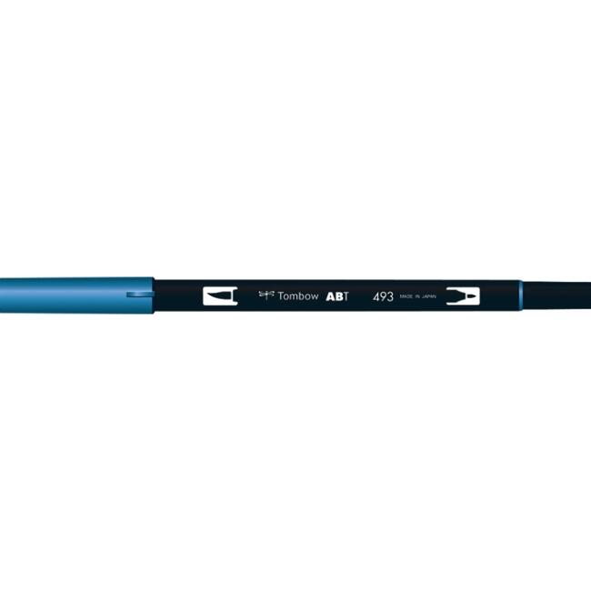 Tombow AB-T Dual Brush Pen Reflex Blue 493 - 1