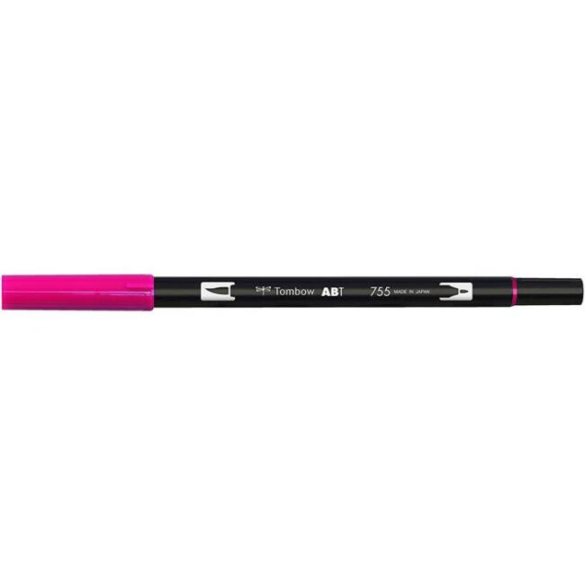 Tombow AB-T Dual Brush Pen Rubine Red 755 - 1