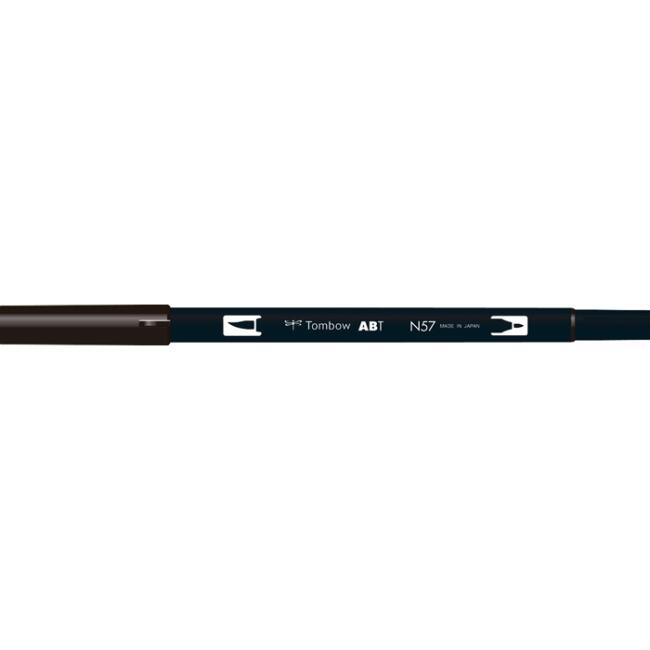Tombow AB-T Dual Brush Pen - Warm Grey - 57 - 2
