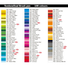 Tombow Ab-T Grafik Çizim Kalem Seti Fantazı Renkler 6Lı N:Tc6Fn - 8