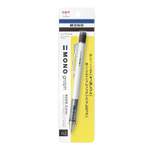 Tombow Mono Graph Mekanik Uçlu Kalem 0.5 mm Neon Beyaz DPA-134A - Tombow