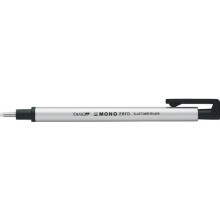 Tombow Mono Zero Basmalı Kalem Silgi 2,3 mm Gümüş - Tombow (1)